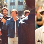 Director Charlie Ahearn on set (left) and today (right).